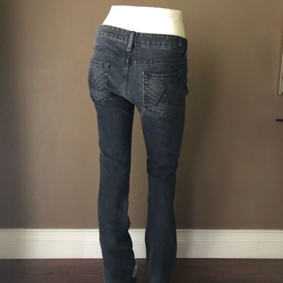 7 For All Mankind Black Jeans Bootcut - Picture 4 of 5